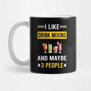 3 People Drink Mixing Mixologist Mixology Cocktail Bartending Bartender Mug